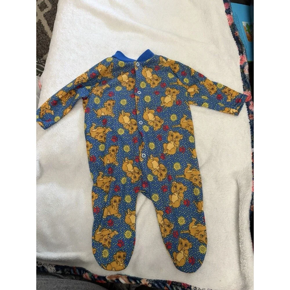 Vintage Lion King Footed  Sleeper 6-9m